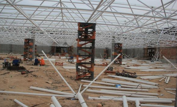 湘西盘点钢结构网架装配的步履和相关关注变乱